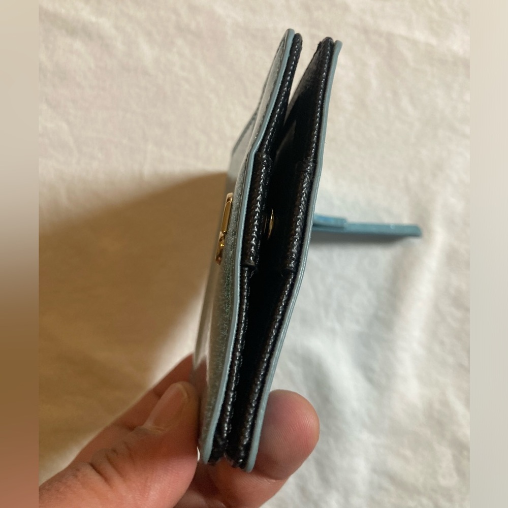 Kate Spade Teal Glitter Card Holder - Picture 9 of 16